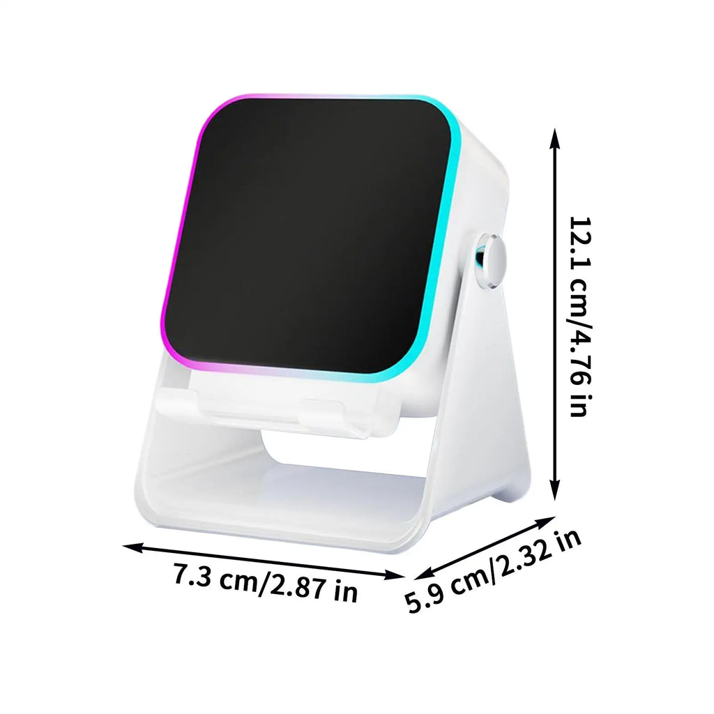 Smart Sensing Bluetooth Speaker Stand with 10W Wireless Charging and Ambient Light - Perfect for Home and Office