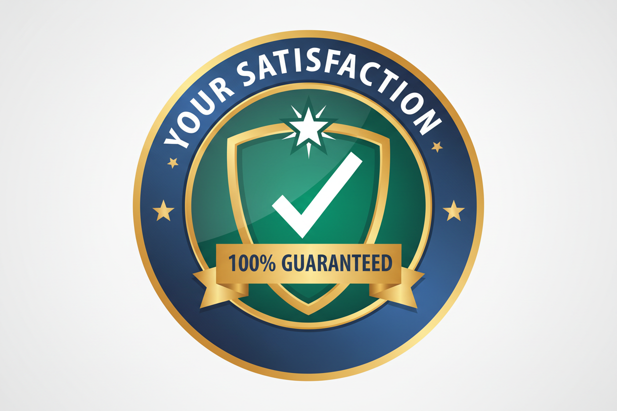 Your Satisfaction, 100% Guaranteed